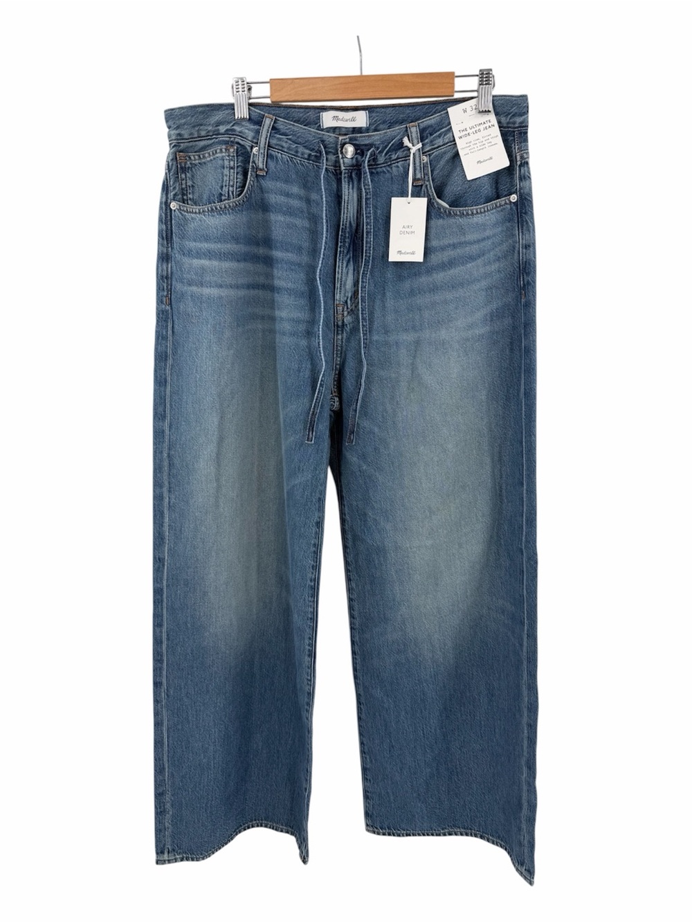 Madewell The Ultimate Wide-Leg Jean in Airy Denim Size 32 - Picture 2 of 9